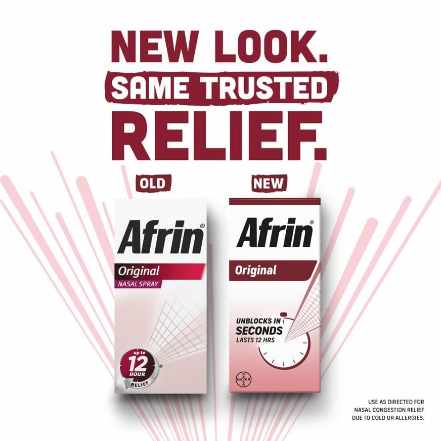 Afrin Original - bouteille-pompe pratique pour doses précises et facilité d’utilisation.