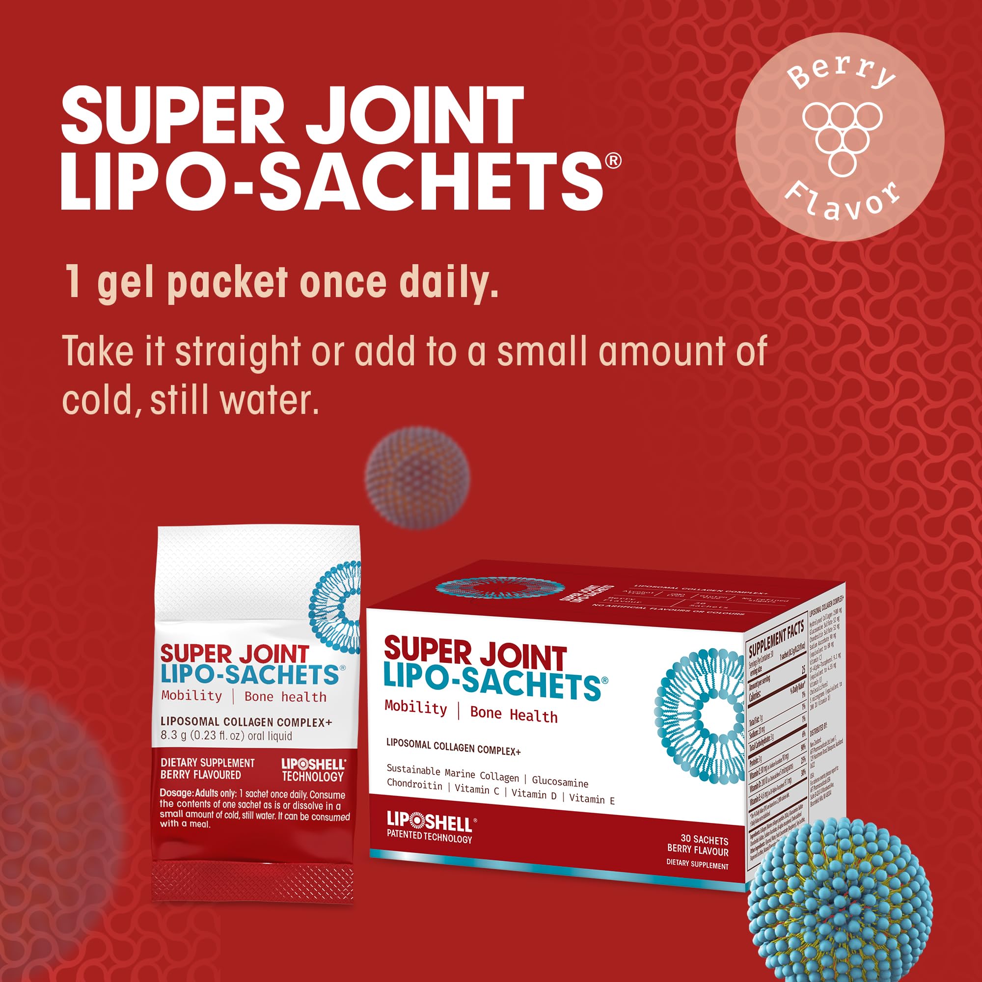 AFT Pharmaceuticals Super Joint – format pratique pour l'intégrer à votre routine.