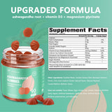 Emballage AFXMATE Ashwagandha Gummies sans sucre et sans artificiels.