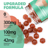 Étiquette indiquant vitamine D et magnésium pour le soutien nutritionnel.