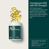 Logo Friend of the Sea sur l’emballage AG1 Omega3