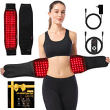AGAHT Ceinture thérapie lumière rouge couvre l'ensemble du torse et du dos.
