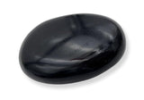 GEMSCITE agate noire - pierre paume relaxation tactile