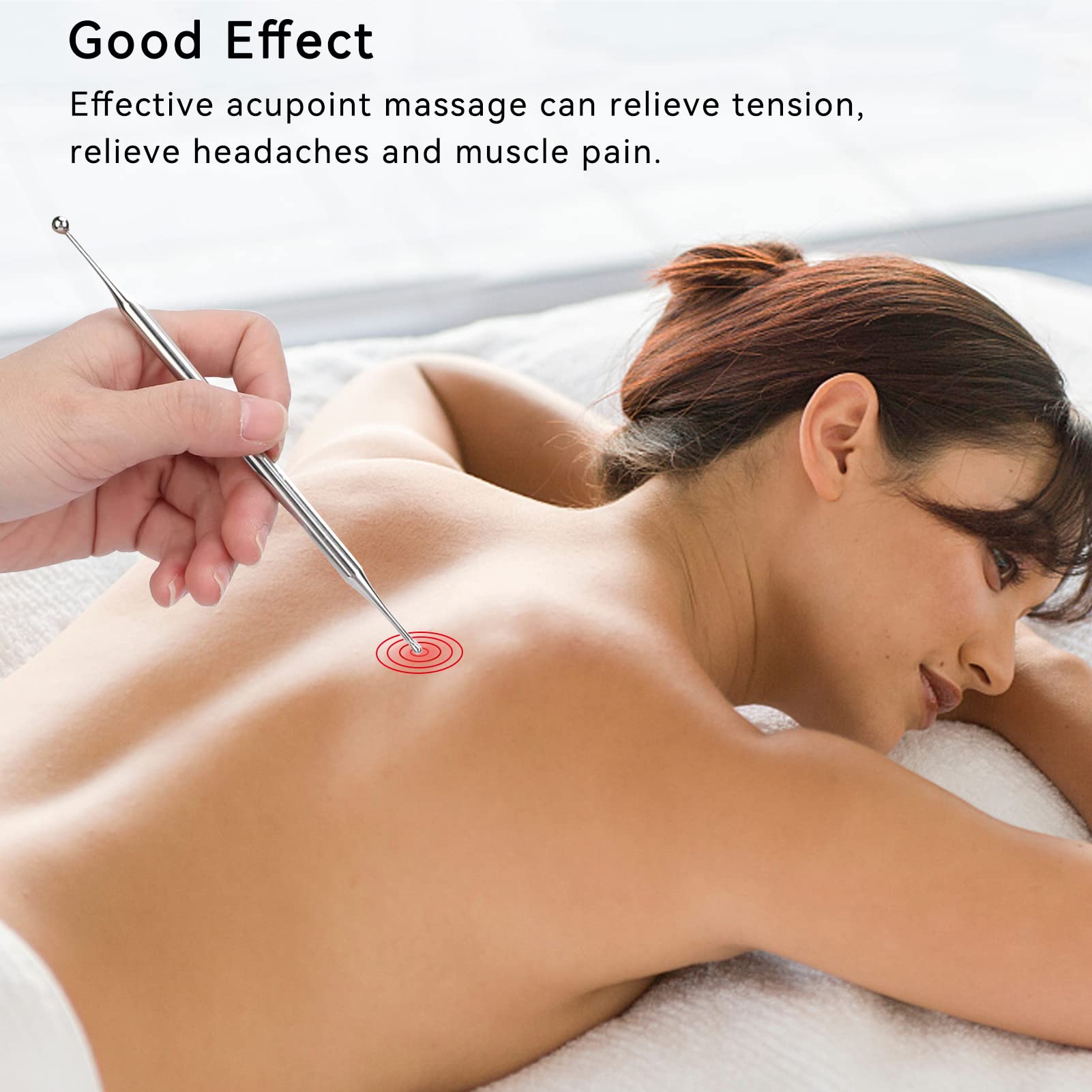 Agatige utilisation glissage et pression outil pour massage ciblé