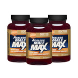 Ageless Male Max : trois bouteilles en pack, soutien potentiel à votre routine quotidienne.