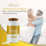 AGELESS UltraMAX Gold avec eau — gélule avalée, pratique dans la routine quotidienne.