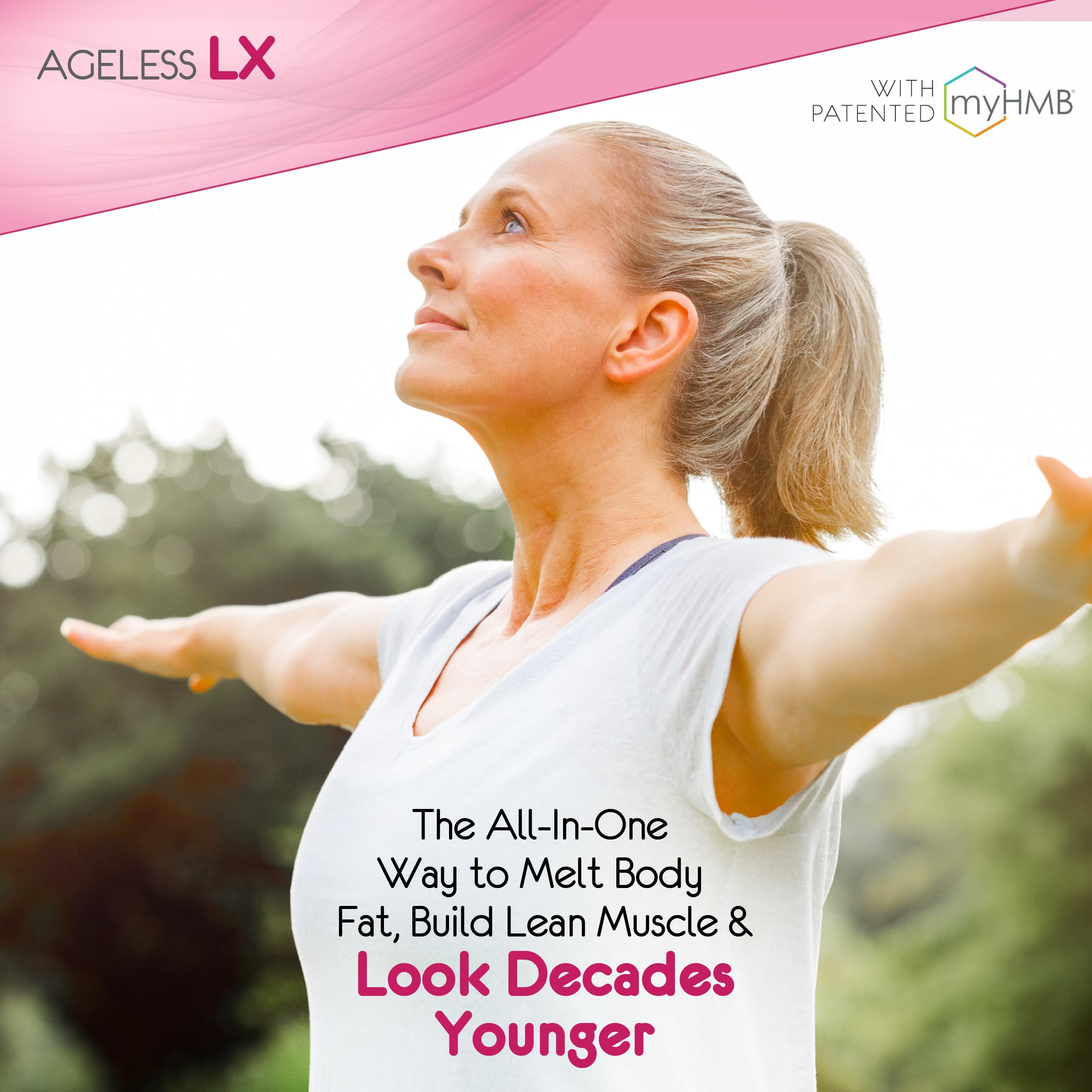 Tonification légère et muscles définis avec AgelessLX.
