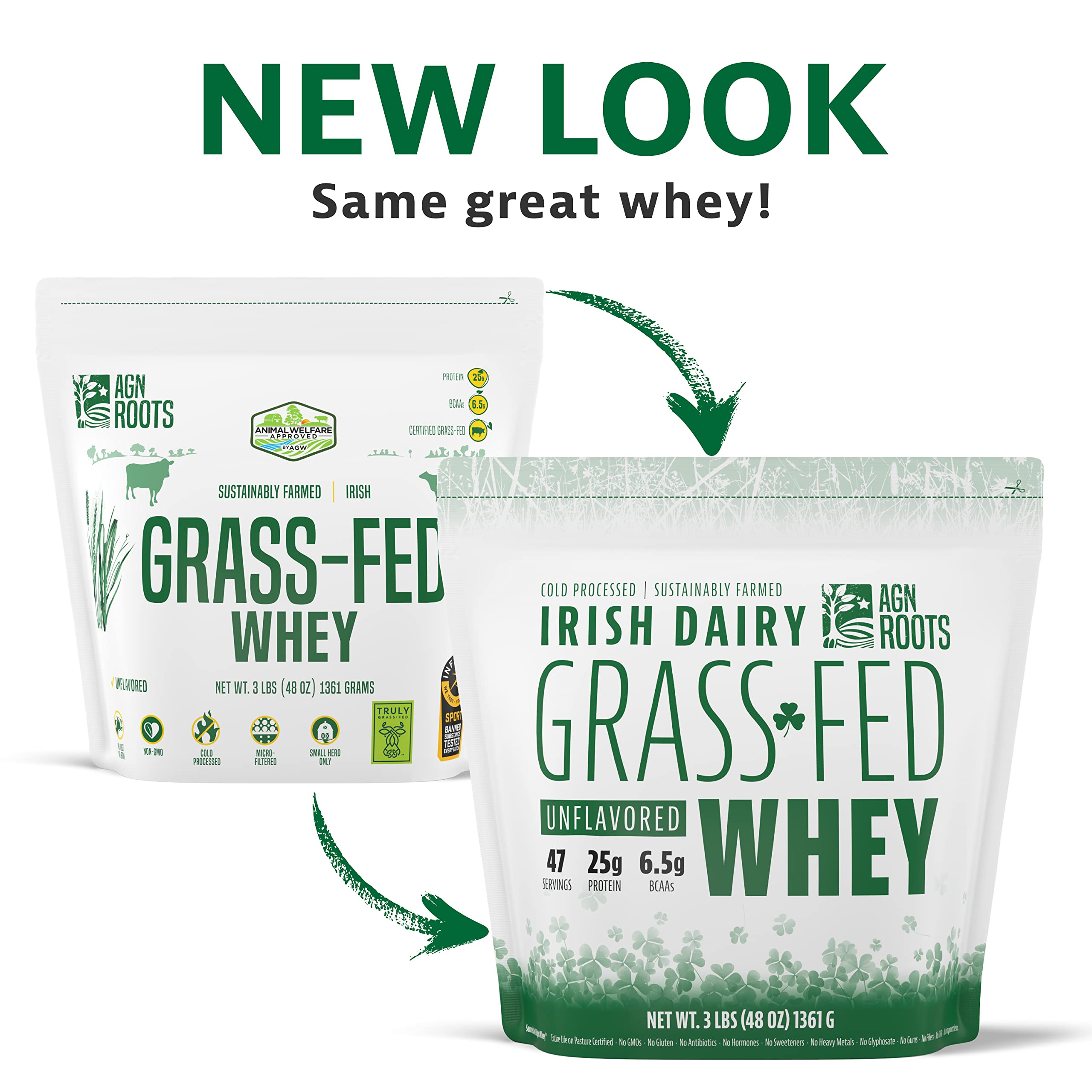 AGN Roots Whey Isolate – emballage compact et protecteur réduisant le gaspillage