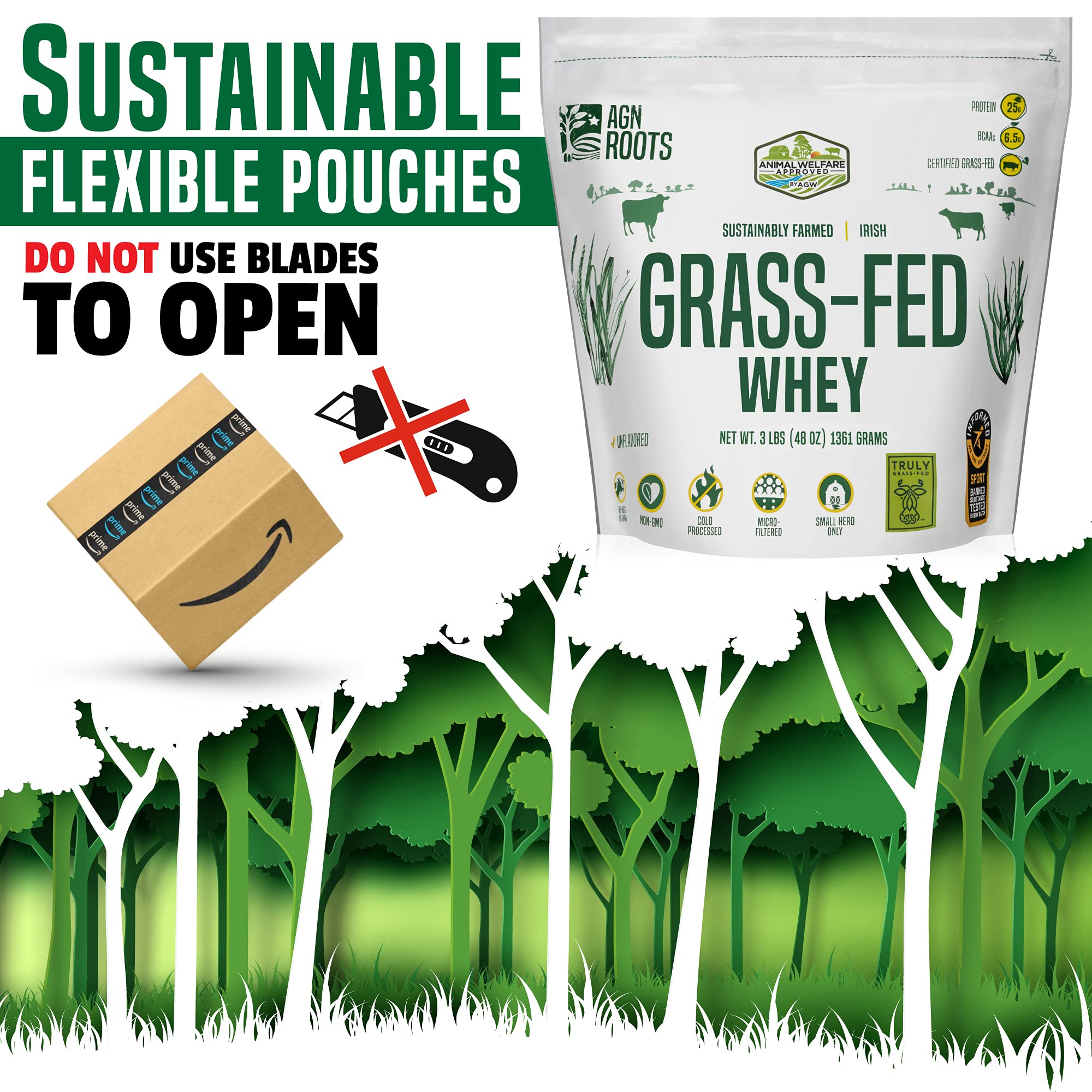 AGN Roots Whey Isolate – facile à verser, idéal après l’entraînement