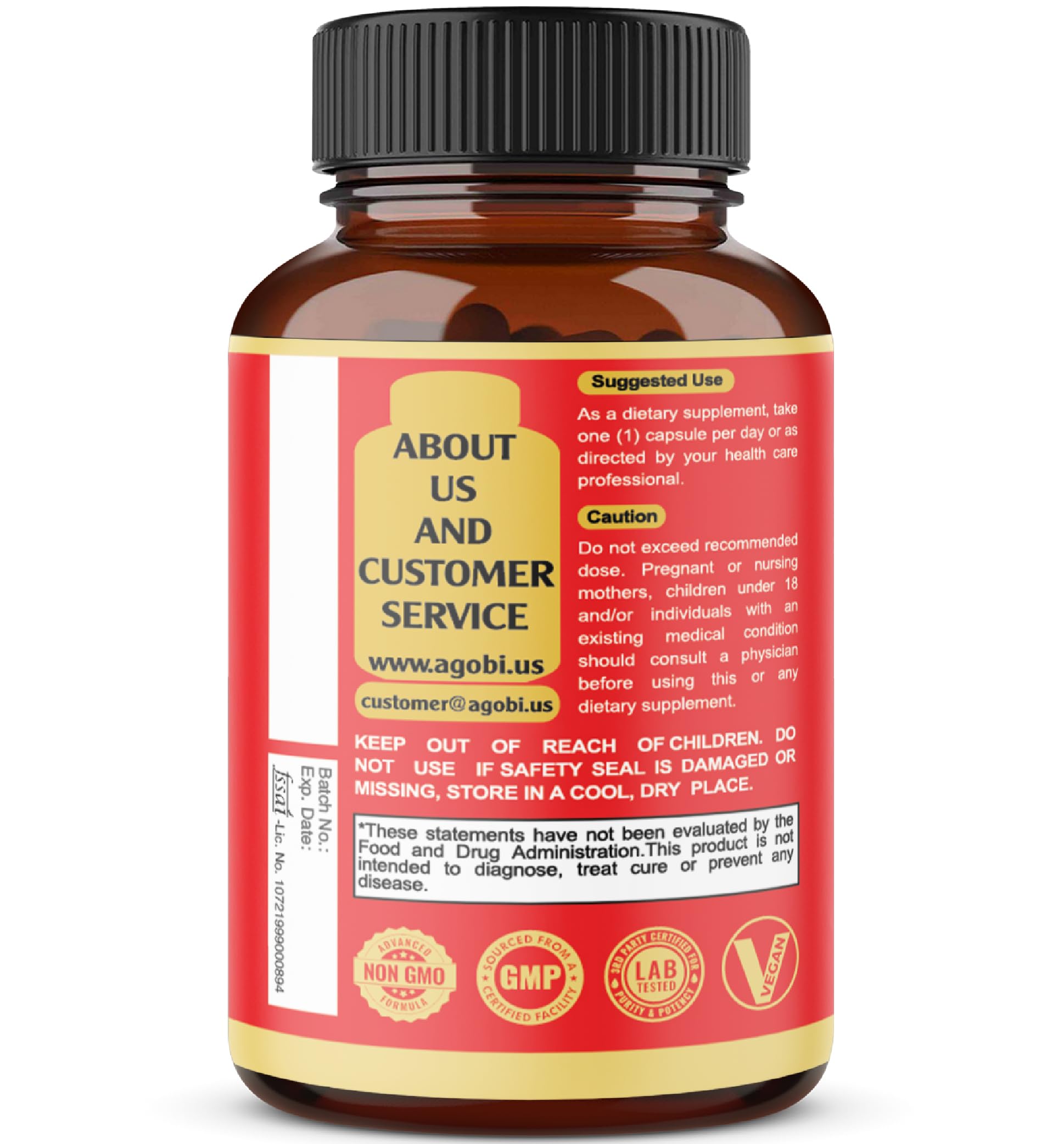 Agobi ingrédients naturels – mélange équilibré pour le bien-être