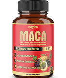 Capsules Agobi Maca avec racine pour énergie et vitalité au quotidien.