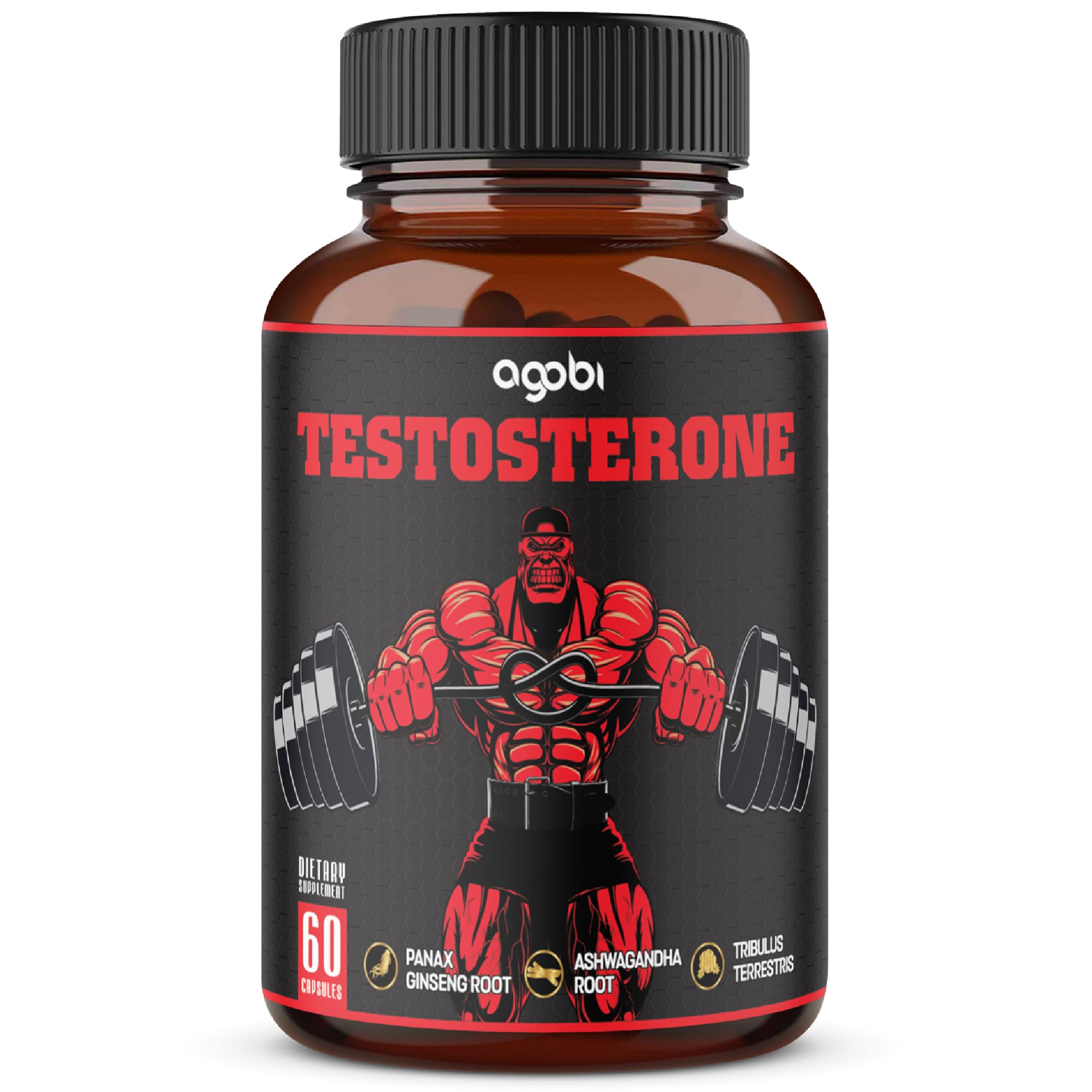 Agobi testostérone – boîte 60 capsules, vue des plantes et énergie potentielle