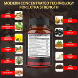 Agobi testostérone – ashwagandha racine, extrait premium, soutien quotidien