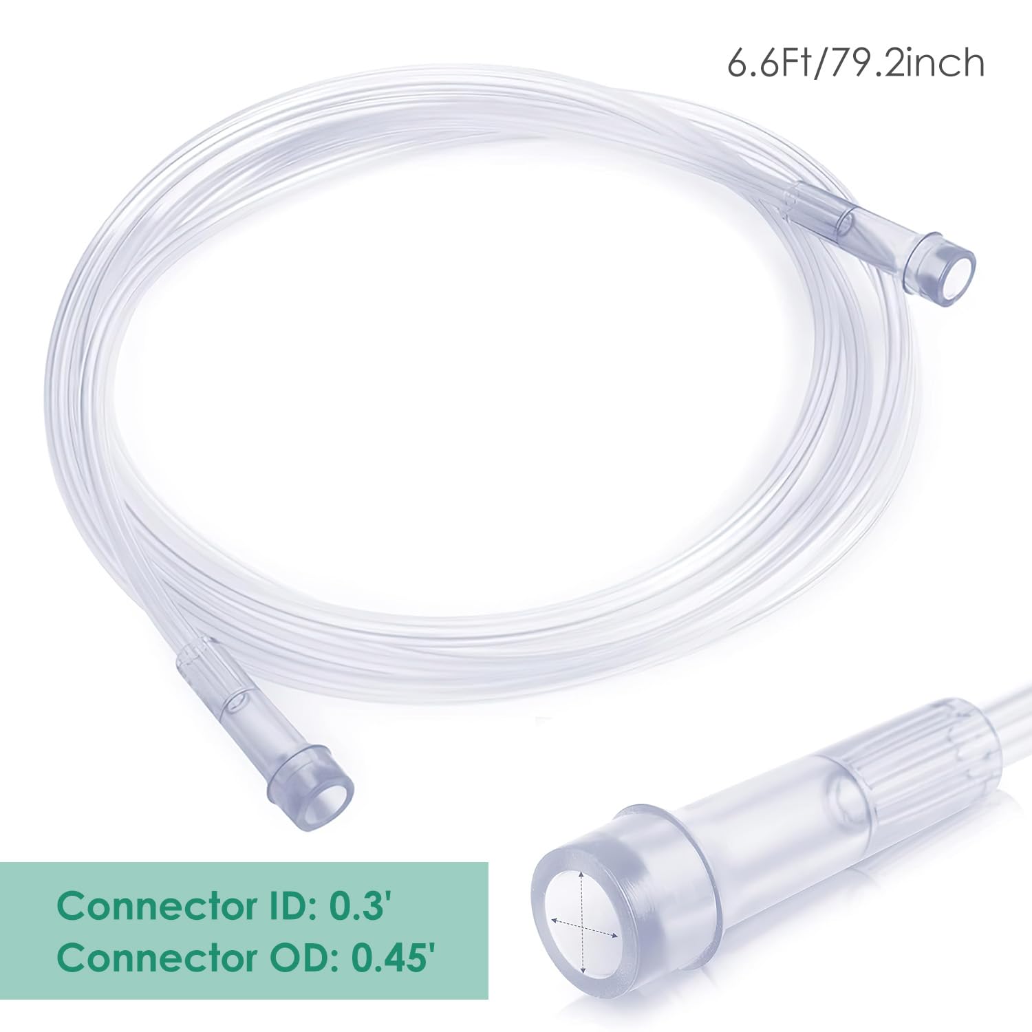 Agooteam tuyau oxygène 7 pieds pour une connexion fiable.