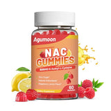 Boîte Agumoon NAC Gummies, 60 gommes véganes prête à consommer.