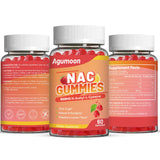 Ingrédients NAC dans les gommes Agumoon NAC, format prêt à utiliser.