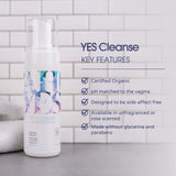 AH! YES CLEANSE - formulation hypoallergenique: usage quotidien sûr et confortable.