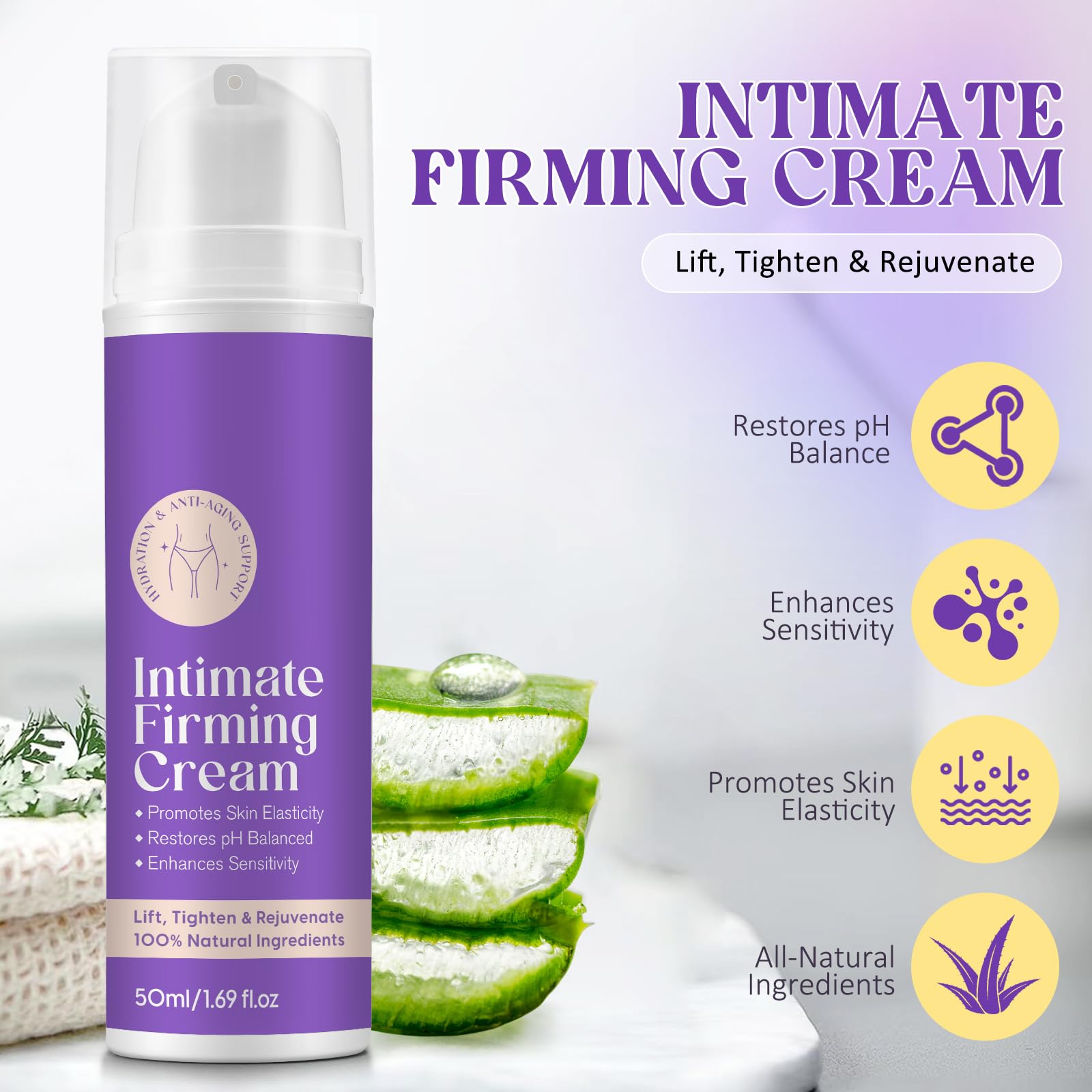 AH-8 Crème Firmeante Cou, texture légère facilitant l'application.