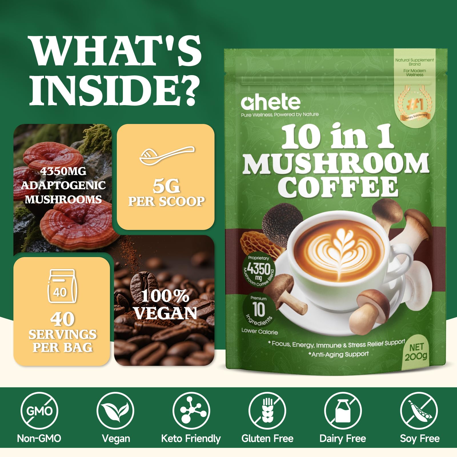Ahete arôme séduisant mélange champignons: expérience sensorielle agréable.