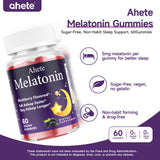 Bouteille Ahete mélatonine 60 gommes présentation pratique pour deux mois