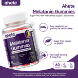 Boîte Ahete Mélatonine Framboise 120 gommes pour environ 120 nuits.