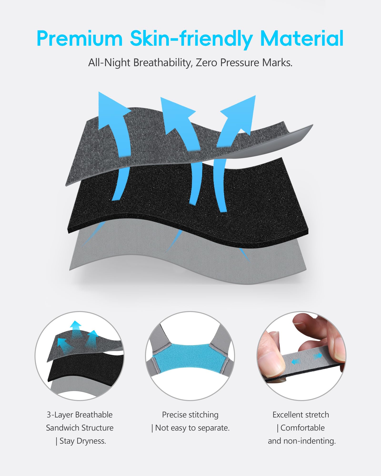 AHIYIYI compatibilité F40-AirFit précise pour la stabilité d’air.