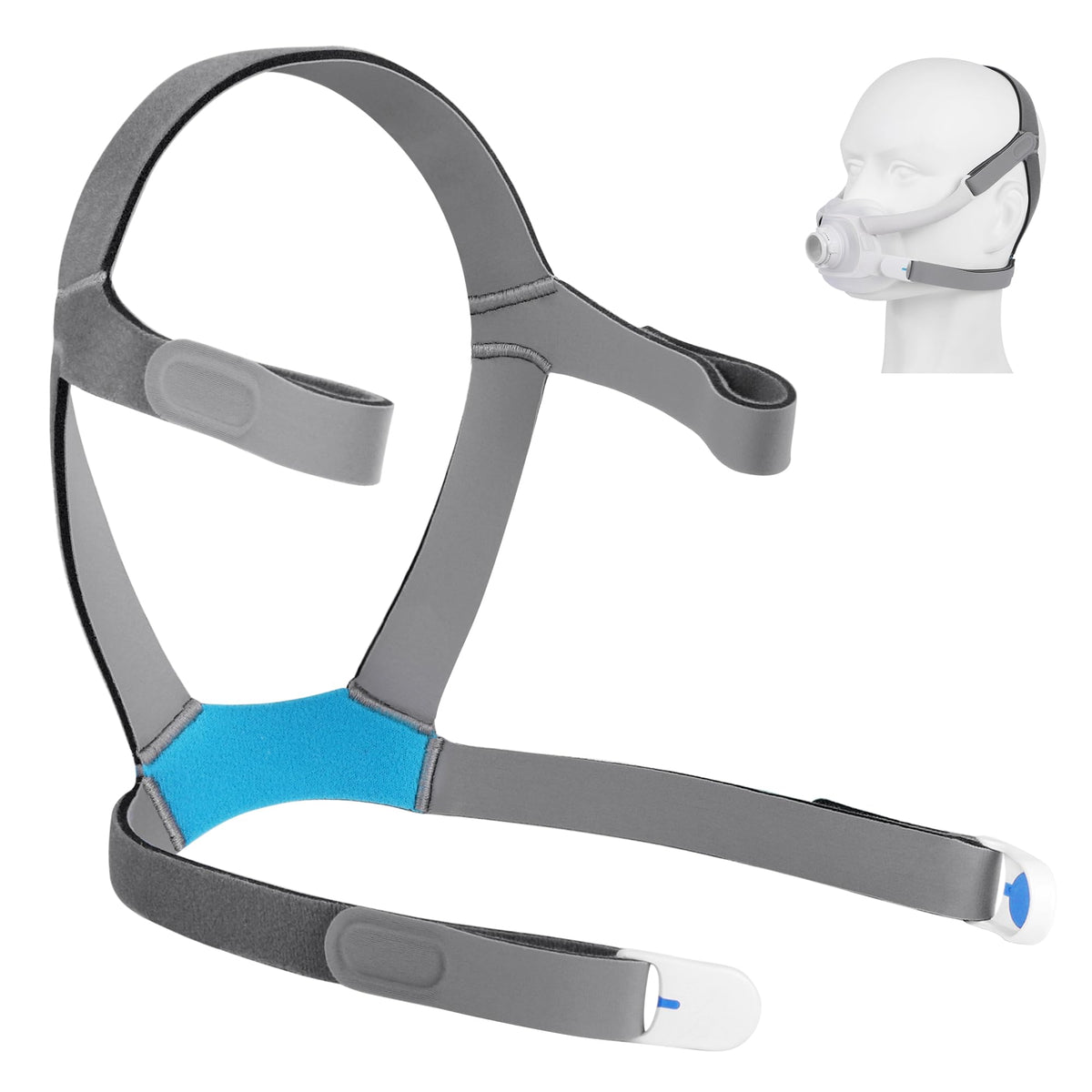 AHIYIYI harnais F40 réglable avec clips magnétiques pour un maintien stable.