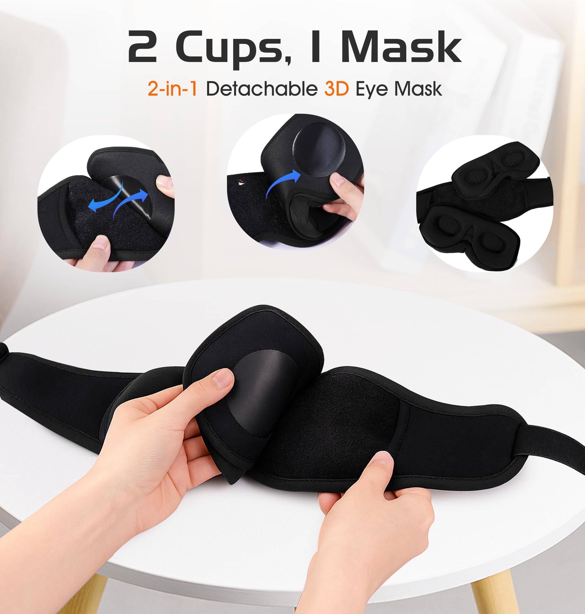 AHUIARGY cups coton-bambou pour peau douce et sans peluches.