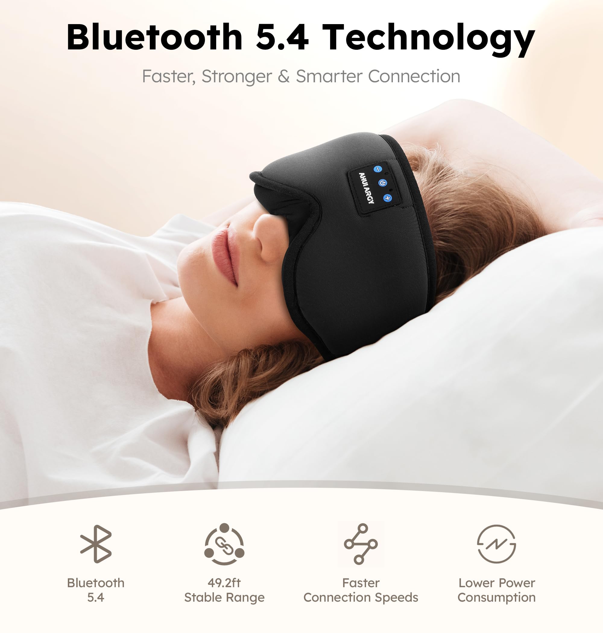 AHUIARGY design 3D contour soutient le visage et bloque la lumière