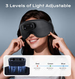 AHUIARGY design zéro pression 3D, maintien confortable du masque pour dormir.