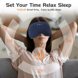 AHUIARGY Masque Sommeil Bluetooth 5.4, connexion stable jusqu'à 15 mètres.