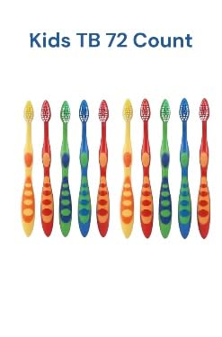 Manche antidérapant AIAG, brosse enfant colorée pour une prise en main sûre.