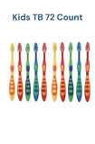 Manche antidérapant AIAG, brosse enfant colorée pour une prise en main sûre.