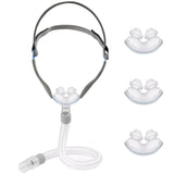 Masque CPAP AIBUTI nasal oreiller, réglage confortable pour le sommeil.