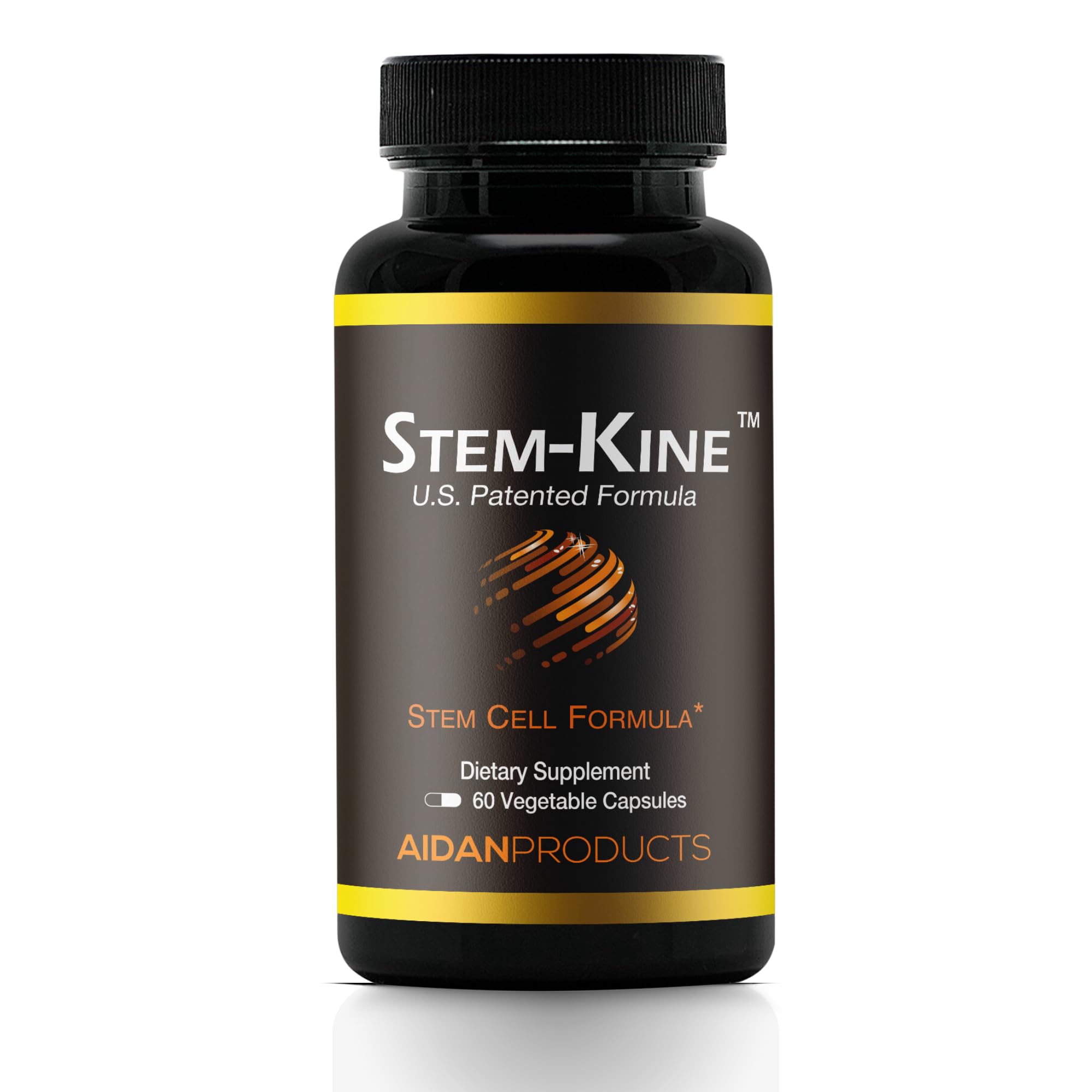 Aidan Products Stem-Kine - bouteille et capsules, potentiel soutien après l'effort.