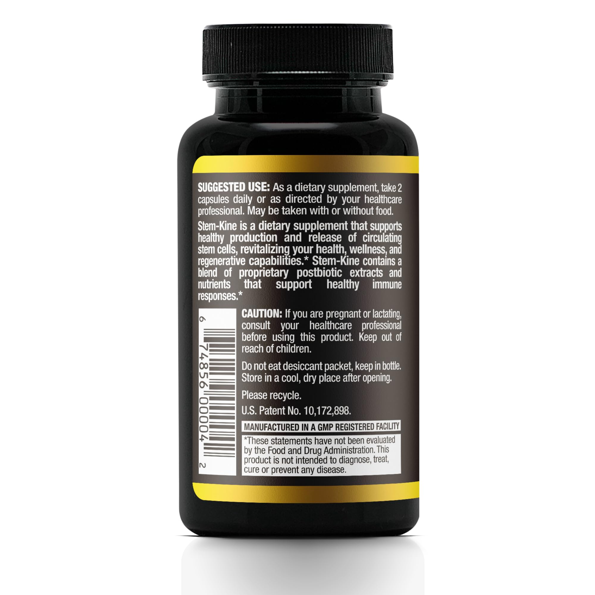 Aidan Products Stem-Kine - capsules en gros plan pour la routine quotidienne.