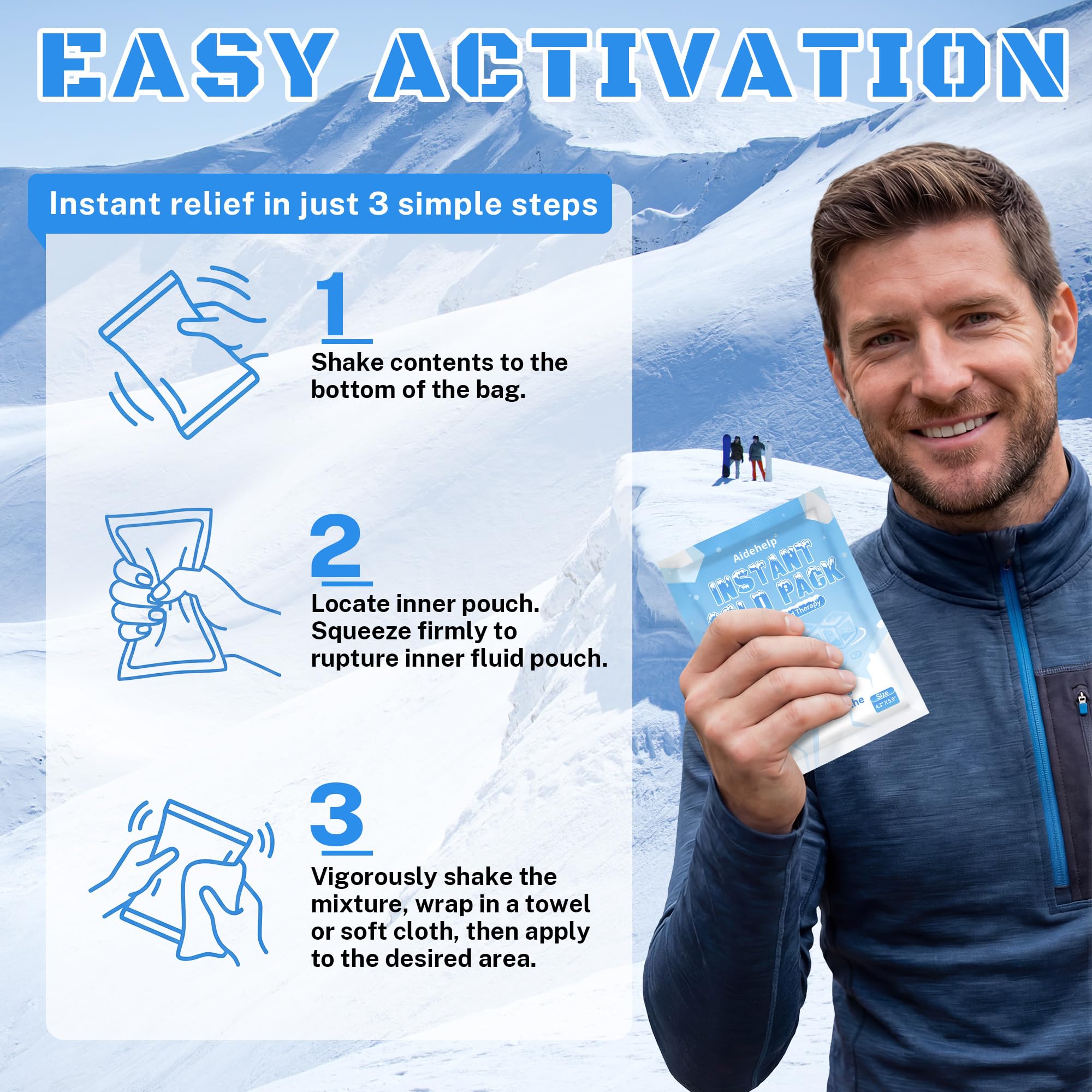 Aidehelp glace transport voiture – idéal pour les voyages