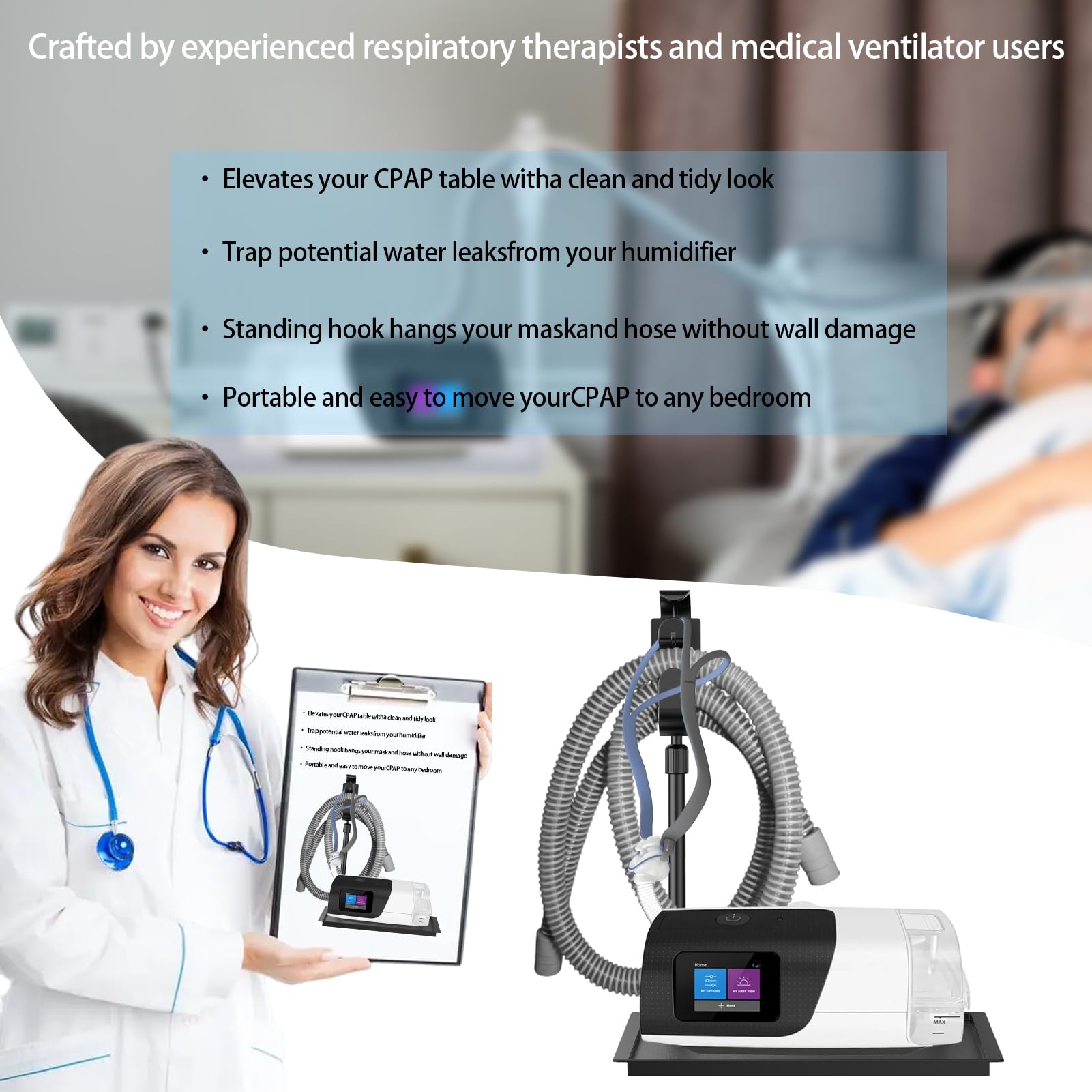 Aifeedi CPAP utilisation immédiate, installation sans outil.