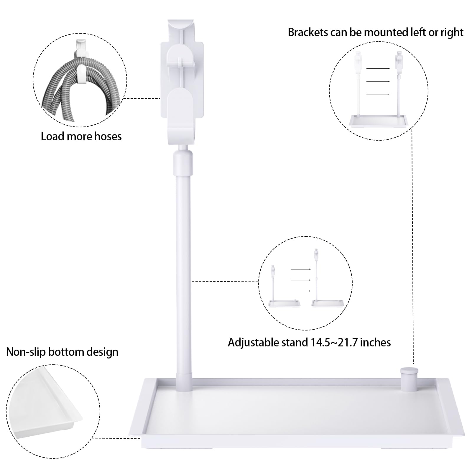 Aifeedi taille-universelle CPAP s’adapte à la plupart des machines CPAP.