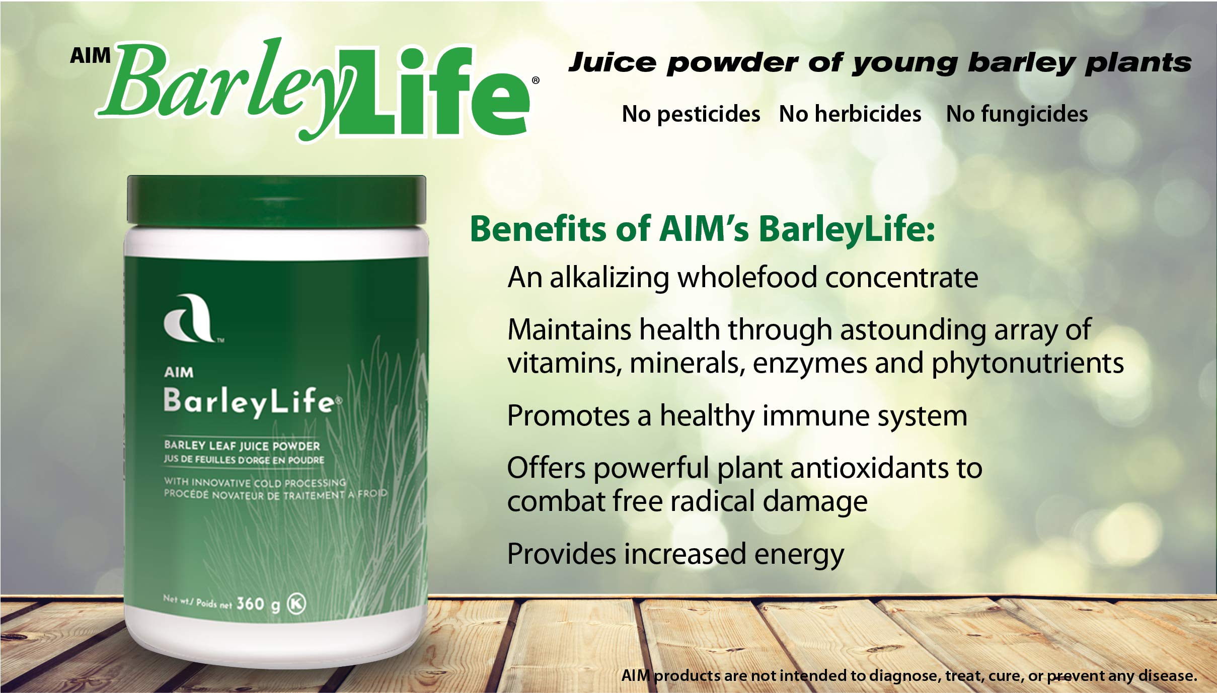 AIM BarleyLife doseur, poudre d orge verte, mesure précise pour vos recettes.