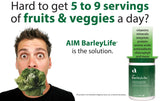 AIM BarleyLife etiquette qualité, emballage clair et fiable.