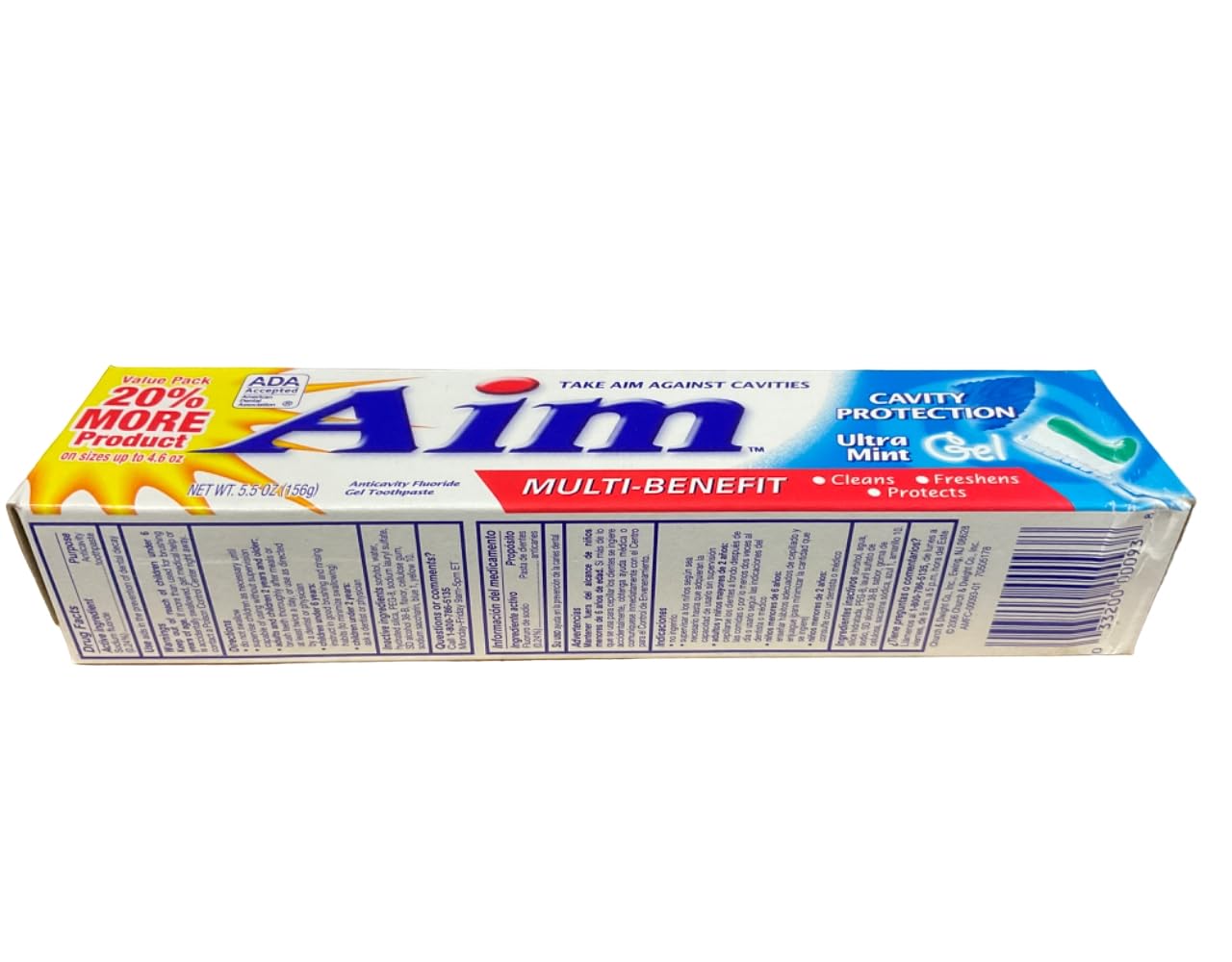 Brossage quotidien avec AIM gel, soutien d'une hygiène bucco-dentaire.