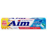 AIM Gel Ultra Mint – emballage bilingue, protection potentielle des dents et haleine fraîche