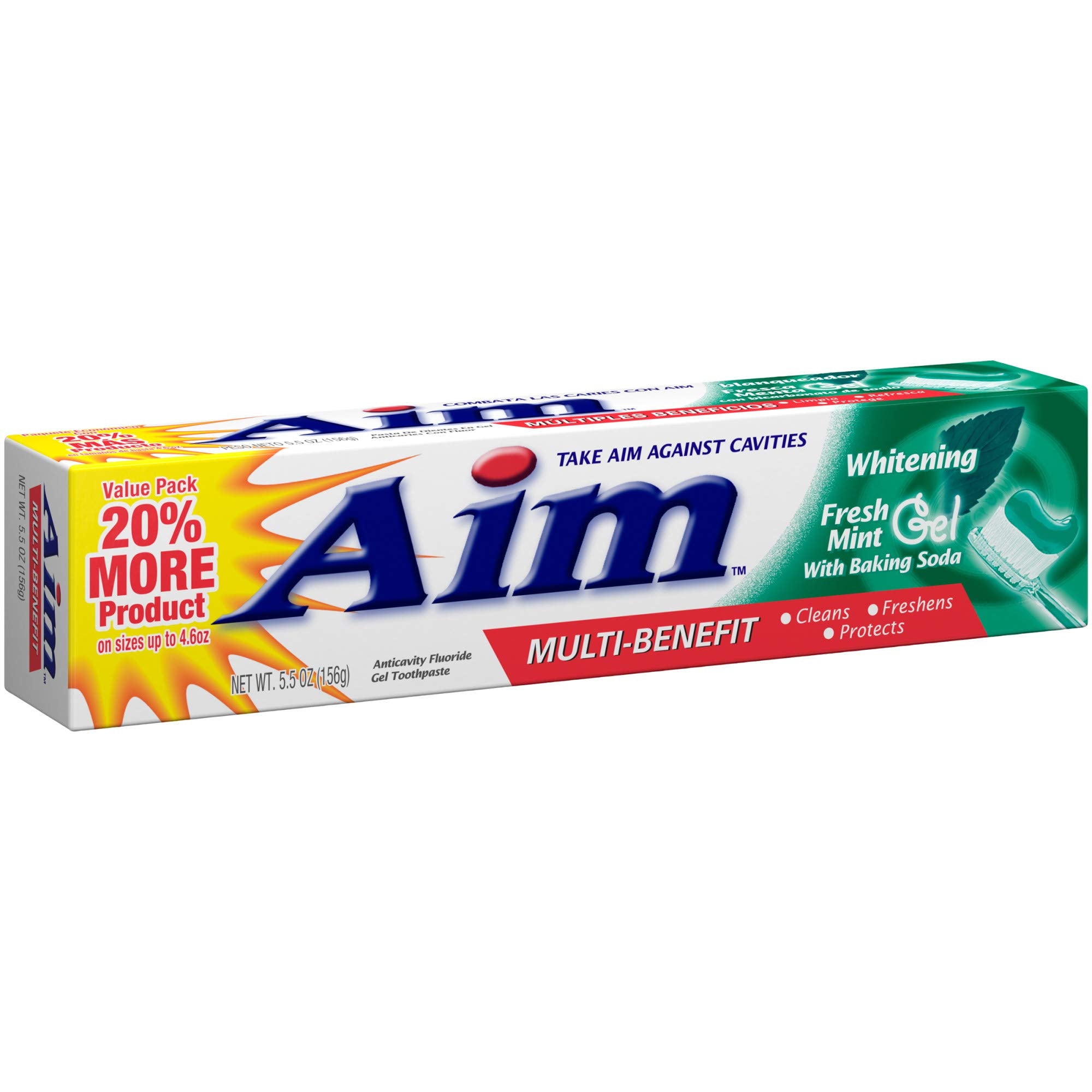 Aim dentifrice protection-caries, renforce l'émail et prévient les caries