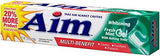 Aim dentifrice sensation-fraiche, fraîcheur longue durée après brossage