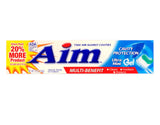 Texture crème Aim Ultra Mint sur brosse, application douce.