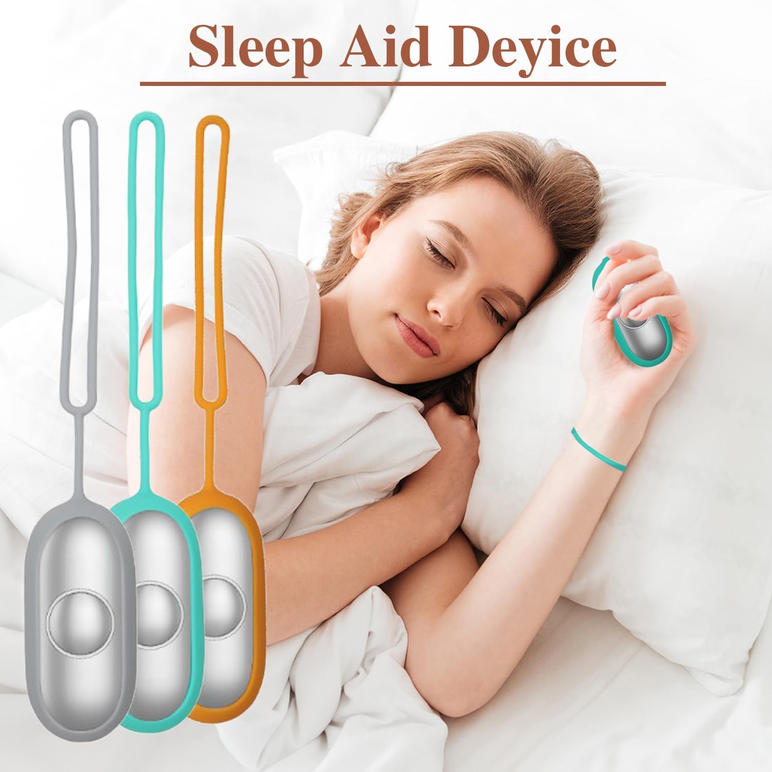 Aimery Dispositif anxiété, silicone doux visible, facilite une relaxation douce au bureau ou à la maison.