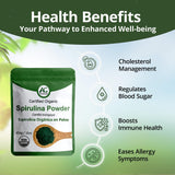 Aimgrow spiruline en boîte — mélange rapide pour énergie et bien-être.