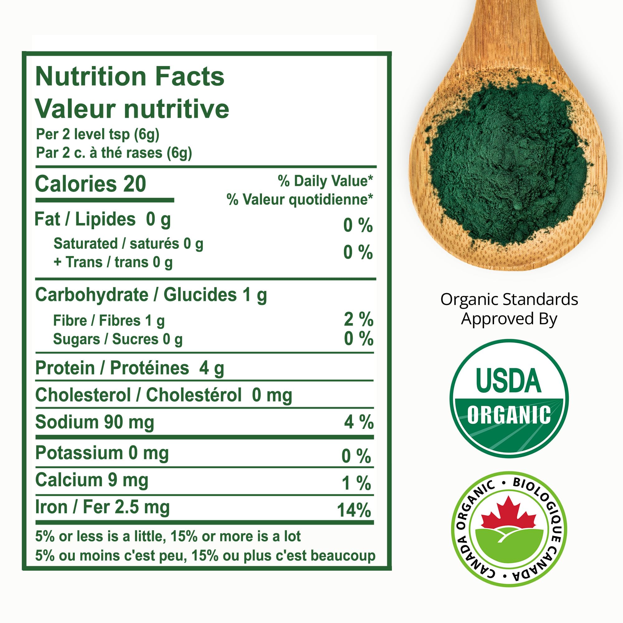 Aimgrow spiruline petit-déjeuner — boost nutritionnel lors du réveil.