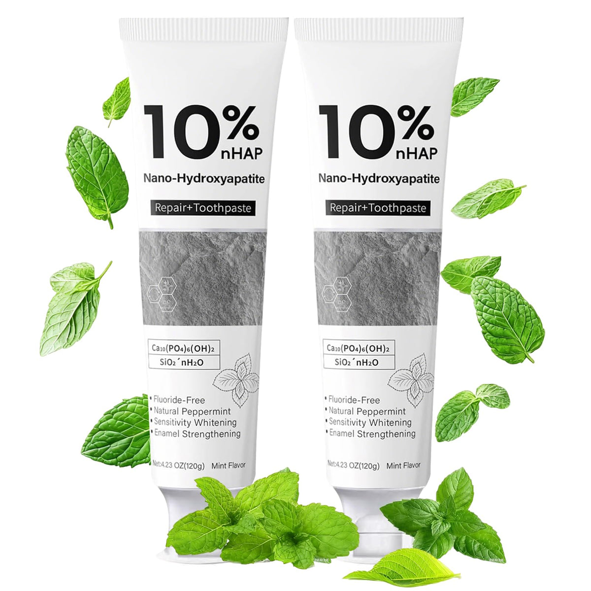Pâte dentaire AINEW 2-pack pour renforcer l'émail.